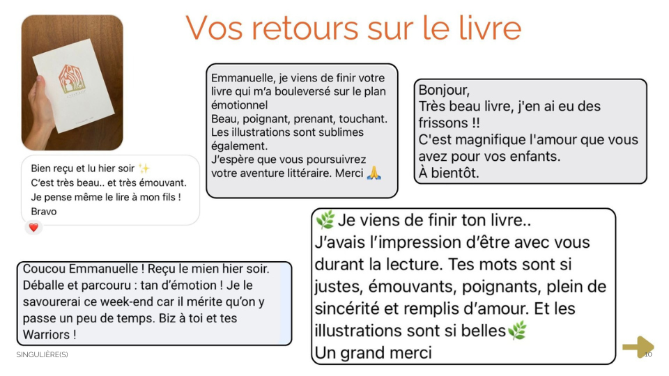 Vos retours sur le livre